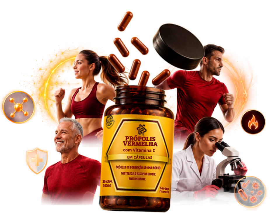 Própolis Vermelha Garden Francis com Vitamina C